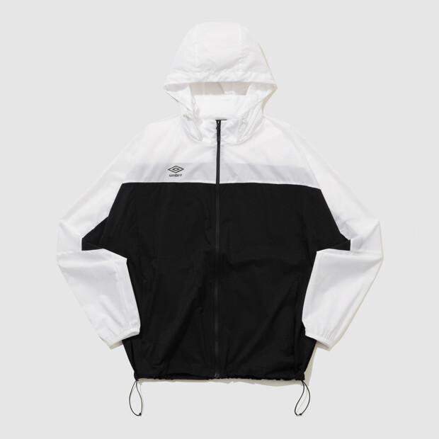 Umbro All-Round Ultra-Light Hooded Packable Windbreaker Jacket Black Ur124Sjk32