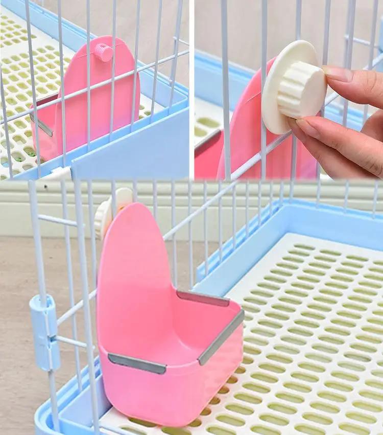 Accessories Food Pet Pet Food For Rabbit Bowl Anti-drop Fixed Large-capacity Impact-resistant Pet Dispenser Bowl Guinea Pig