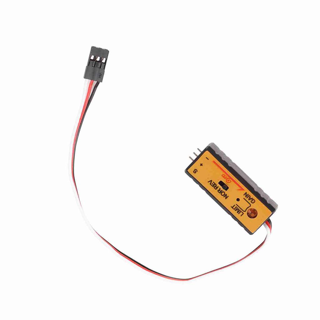 RC Stability Control Gyro Accurate Single Stage Gain Sensitivity RC Car Gyro Controller Module 46V