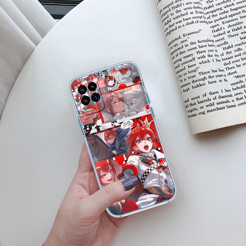 Disney Twisted Wonderland Transparente Handyhülle für Samsung Galaxy A04 A04S A14 A23 A34 A54 M23 M33 M52 M53