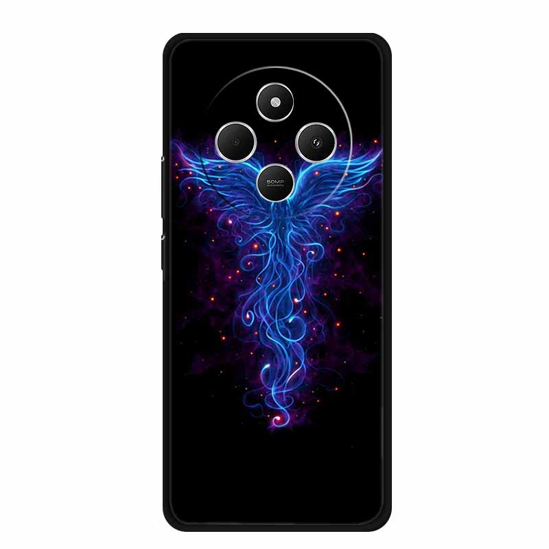 Phone Case For Xiaomi Redmi 14C Back Cover Case 14 C Black Silicone Soft Funda For Redmi 14C Case Redmi14C 6.88" Shockproof Bag