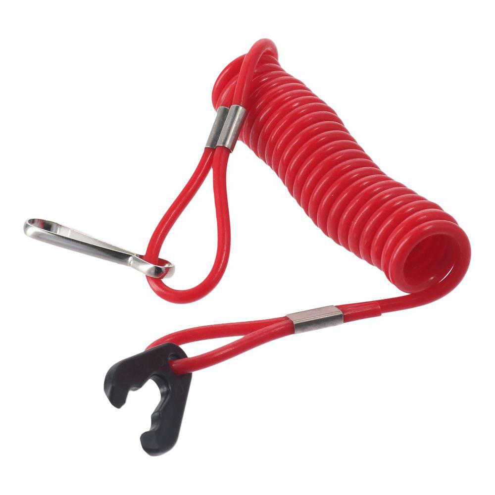 Reliable Polyurethane Boat Kill Switch ABS Brass Emergency Stop Switch Rubber and Lanyard for 30HP