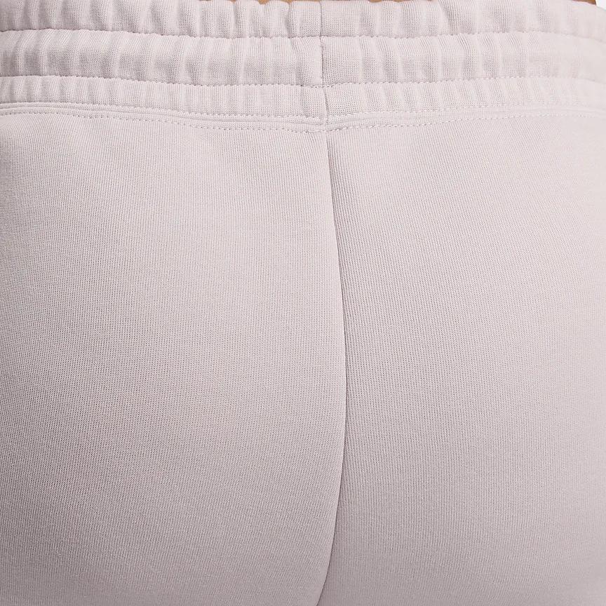 Nike Športové oblečenie Tech Fleece Jednofarebné Sťahovacia šnúrka Ležérne Jogger nohavice Dámske Spodky Sivá Fialová FB8331-019