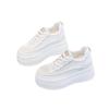 Autumn new muffin thick-soled inner height-increasing women's shoes fashionable mesh casual sports shoes breathable