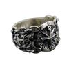 Men's Vintage Compass Hip Hop Punk Eight-Pointed Star Rings