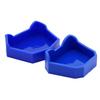 Set Base Modello Dentale 1 Paio Base in Gesso per Stampo Dentale Vassoio per Protesi Kit Base Modellero per Laboratorio Odontotecnico Igiene Orale