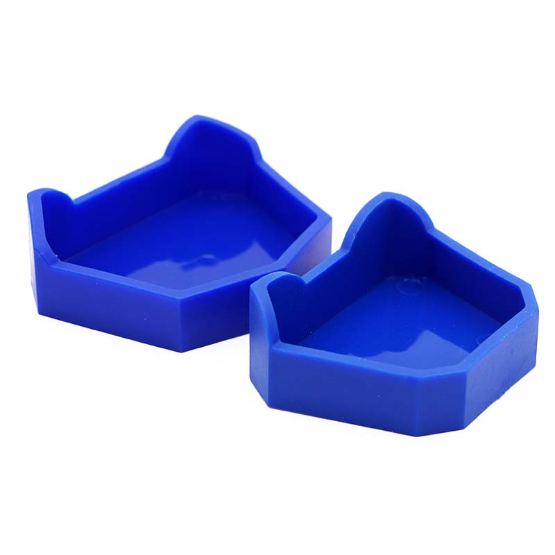 Set Base Modello Dentale 1 Paio Base in Gesso per Stampo Dentale Vassoio per Protesi Kit Base Modellero per Laboratorio Odontotecnico Igiene Orale