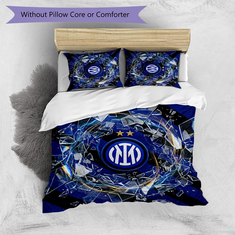 Borussia Dortmund Pattern Printed 3PCS Bedding Set Soft Skin-Friendly Washable Duvet Cover & Pillowcases Set All Season Bedroom