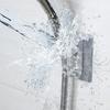 Strong Adhesive 90° Aluminum Wall Gel Mounted Shower Head Holder Adjustable Bathroom Acssories Stand Bracket