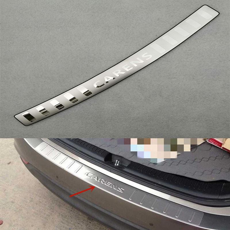 Stainless Steel Rear Bumper Protector Trim for 2013-2018 Kia Carens