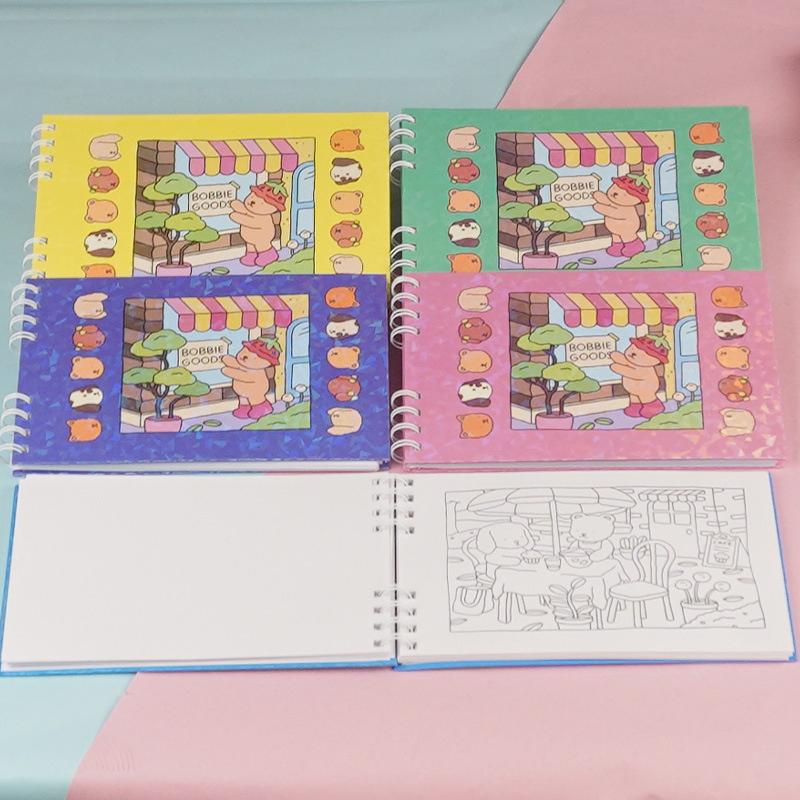 Cute Animal Characters Coloring Book Kids Coloring Book Animal Theme Graffiti Painting Book Bobbie Goods Coloring Book