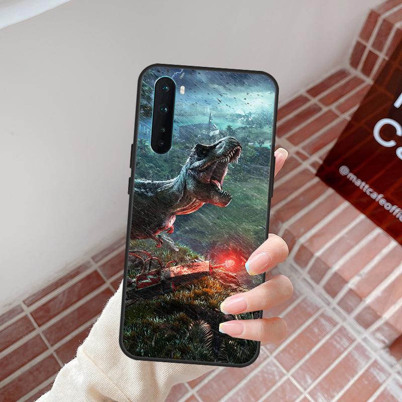 Dinosaur Jurassic Park Case For OnePlus 13R 12R 10R 13T 15 13 12 11 10T 8T Nord CE 4 3 2 Lite N20 N30 Nord 5 Cover