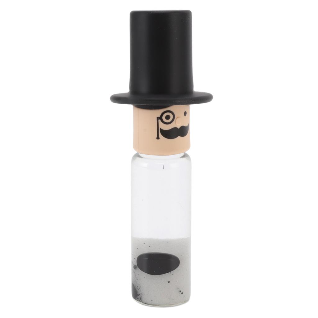 Ferrofluid Display Toy Magnetic Liquid Stress Relief Educational Cylindrical Ferrofluid Toy Black