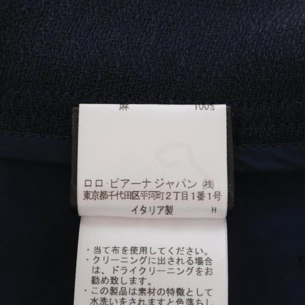 Loro Piana [Excellent Condition/Domestically Authorized] FAP7928 Linen Lil Pants/ Bottoms 36 NavyUsed