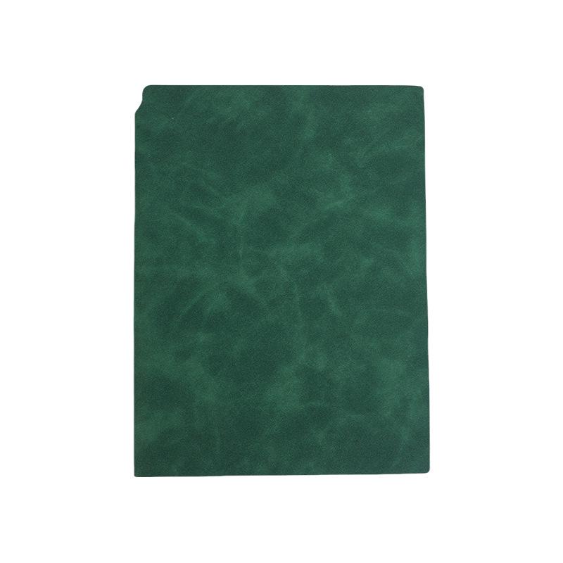 A5 Multi-Color Soft Leather Notebook with Built-In Pen Holder for Business Meetings