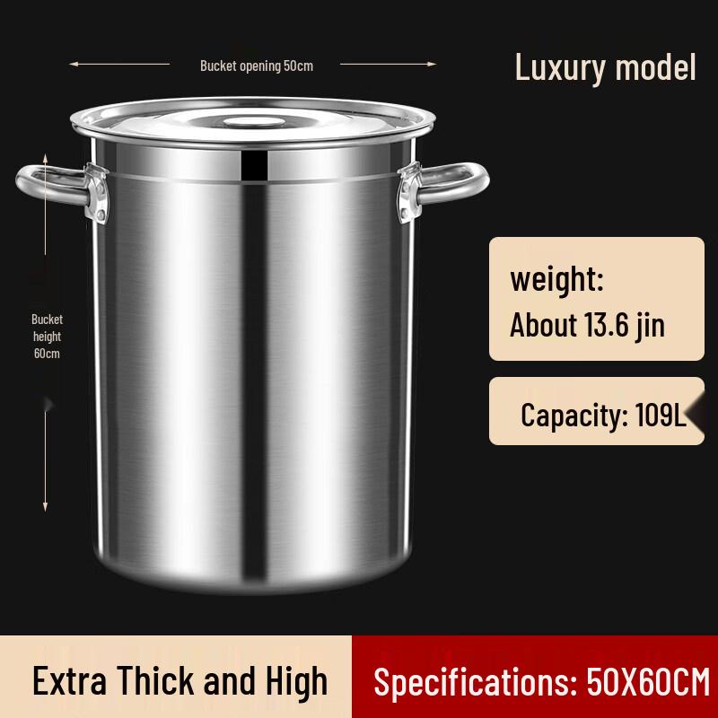 JPHZNB Extra Thick Stainless Steel Multipurpose Pot with Lid