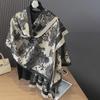 Elegant Dual-Sided Imitation Cashmere Scarf - European & Korean Style for Autumn/Winter