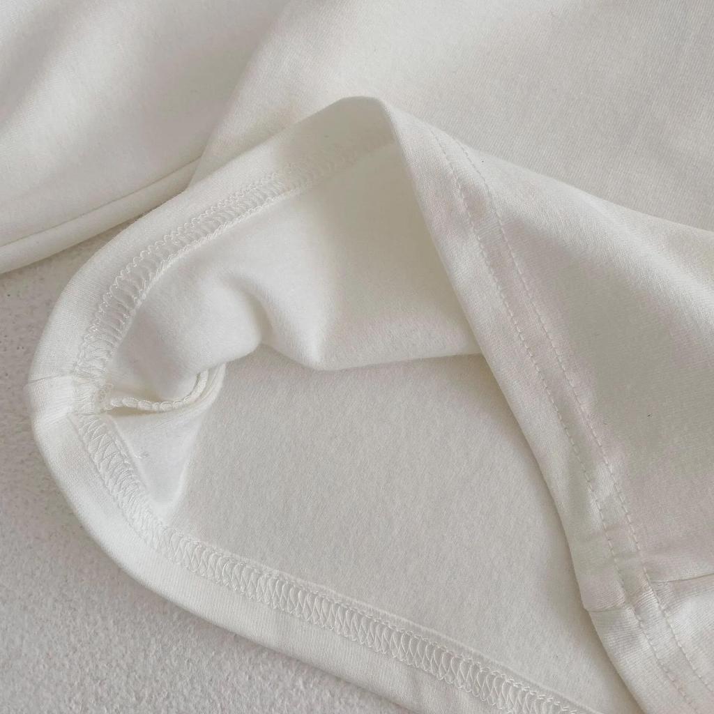 Frühling 2025 Baby Mädchen Puppenkragen Top & Spitzen-Overall Set