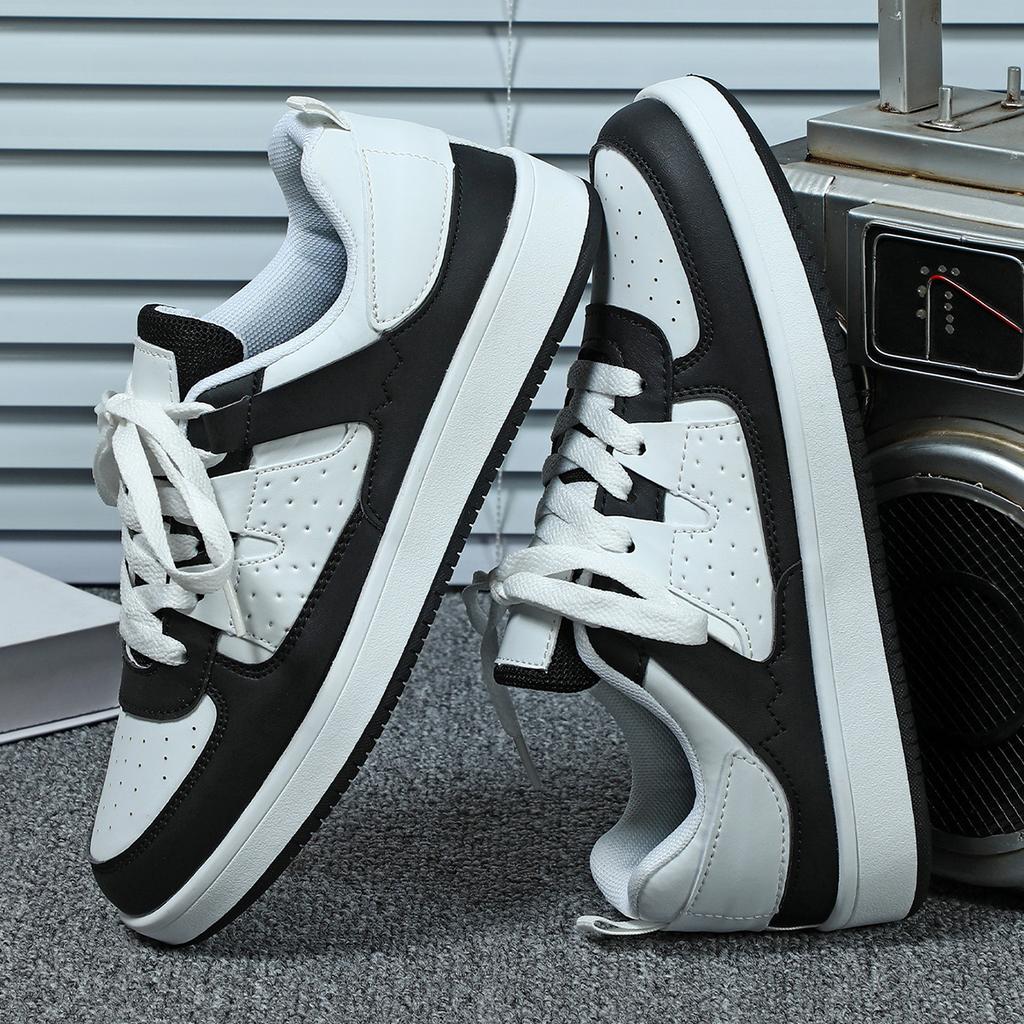 Women Chunky Shoes Trendy Platform Shoes Classic Board Shoes Men PU Leather Casual Sneakers for Outdoor Walking Traveling Jogging