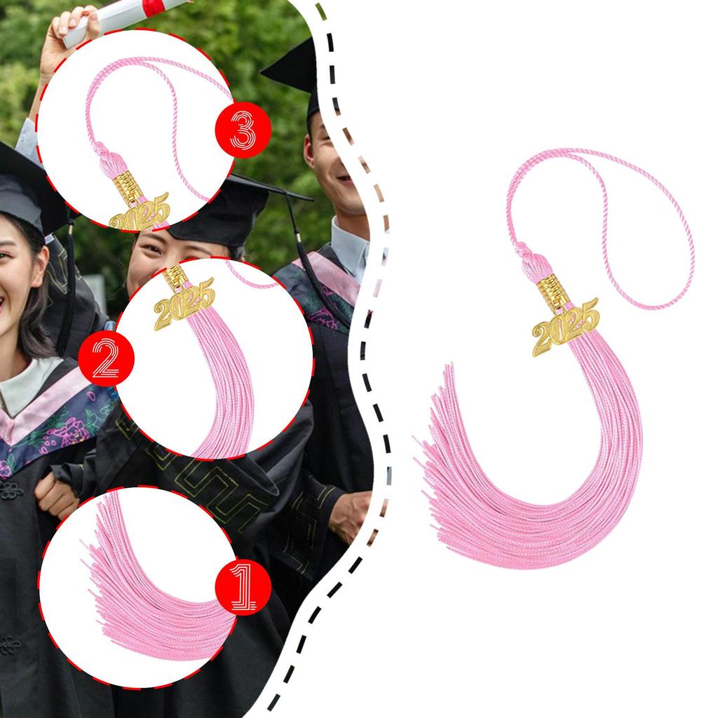 10x Graduation Tassels Academic Gift Decor Cap for Key Chains
