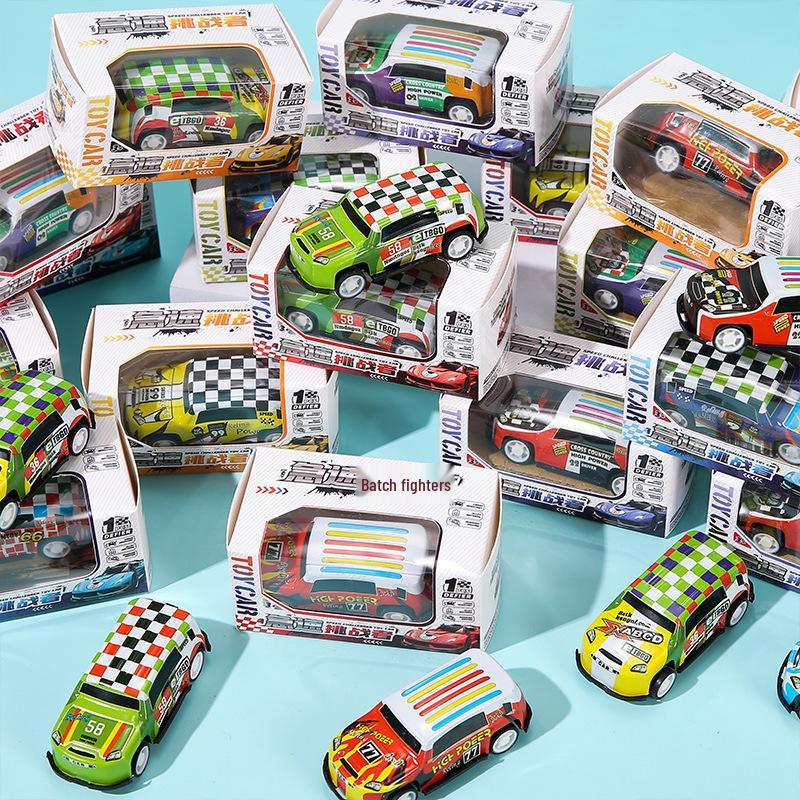 Children s Mini Pull-Back Alloy Car Model - Durable Tin Boxed Toy 4*8 cm