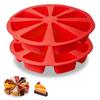 8 Holte Siliconen Portie Cakevorm Driehoekige Holte Cakevorm Pizza Punten Bakvormen Keuken Bakgereedschap voor Thanksgiving Day