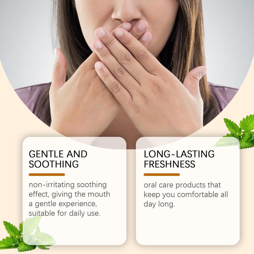 ORALHOE Herbal Gum Repair Liquid - Gentle Cleanser for Tartar, Stain Removal, and Gum Comfort