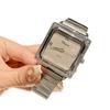 Fashion Light Luxury Women'S Watch Simple Square Temperament Silver Retro Watch Stainless Steel Strap Women'S Watch