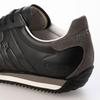 Mobus Men's German Trainer Leather Sneakers, Casual and Sporty, Walking Shoes with Long Legs, Current Model DRESDEN (Black/Charcoal, Japanese Shoe Siz