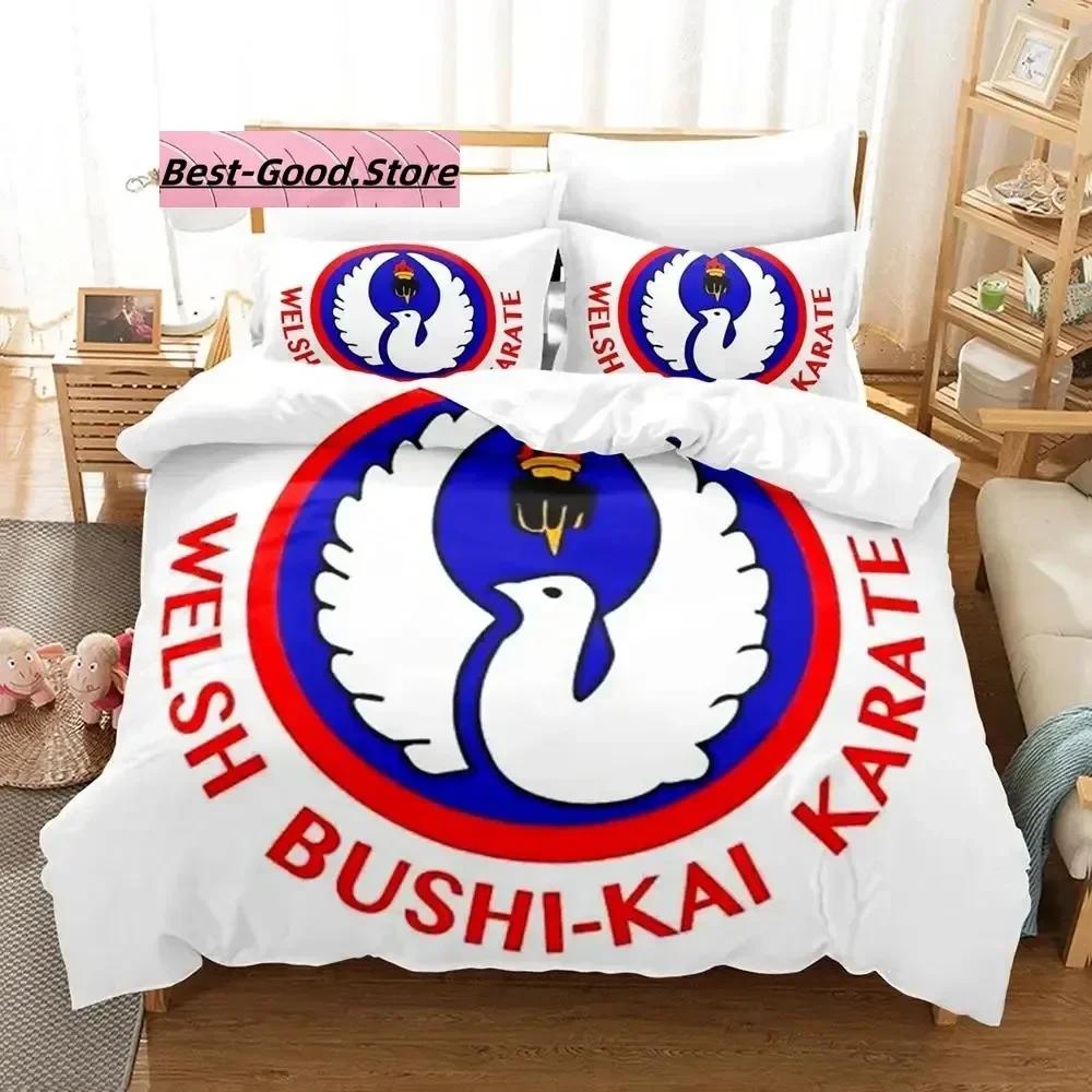 

Comforter Kyokushin Karate Bedding Set Single Twin Printed Bed Set With Bed Single Double Queen Super King Size Comforter (quilt)-EU Single(135*200cm)3pcs