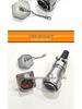 WY24 Waterproof Aviation Plug Square Flange Socket, 19-Pin, J23 Hole, Industrial Connector 4579810.