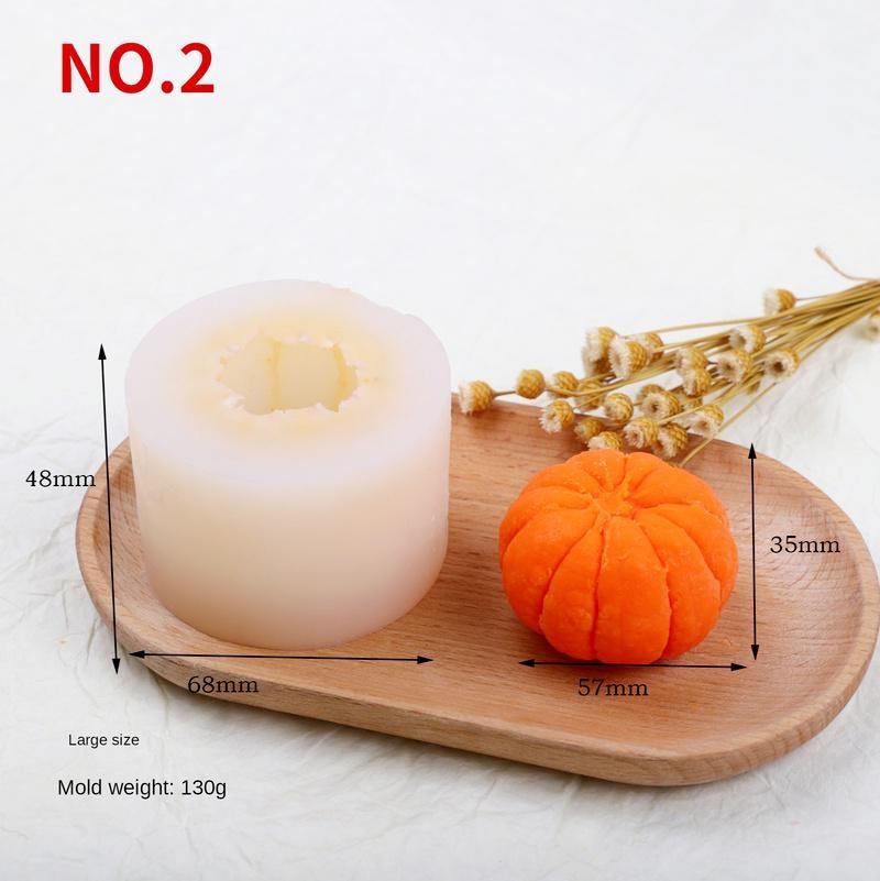 New 3D Orange Candle Mould Silicone Molds for Soap Making Fruit Shape Mold Vela Kit DIY Candle Soap Bath Bombs Epoxy Resin Craft
