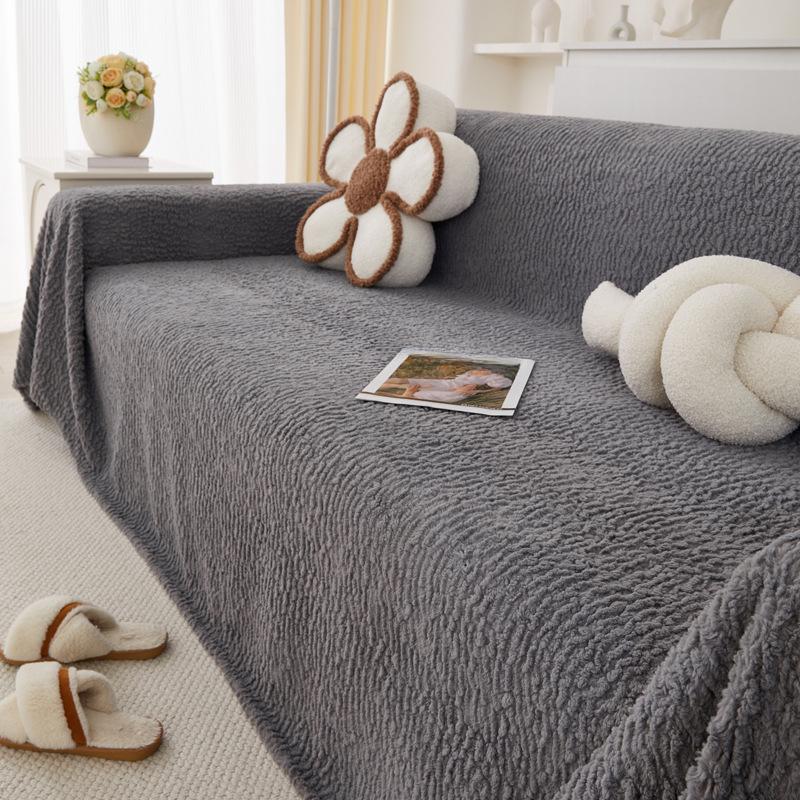 INS Cream Style Multi-Purpose Sofa Cover Cloth Four Seasons Available Sofa Towel Thickening Sofa Cushion Sofa Cover