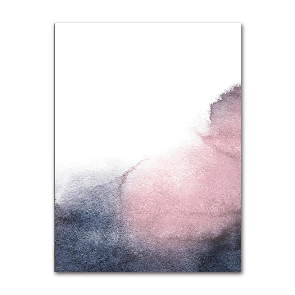 Posters and Prints Wall Pictures for Living Room Pink Black Grey Abstract Art Canvas Painting Bedroom Home Decor Nordic