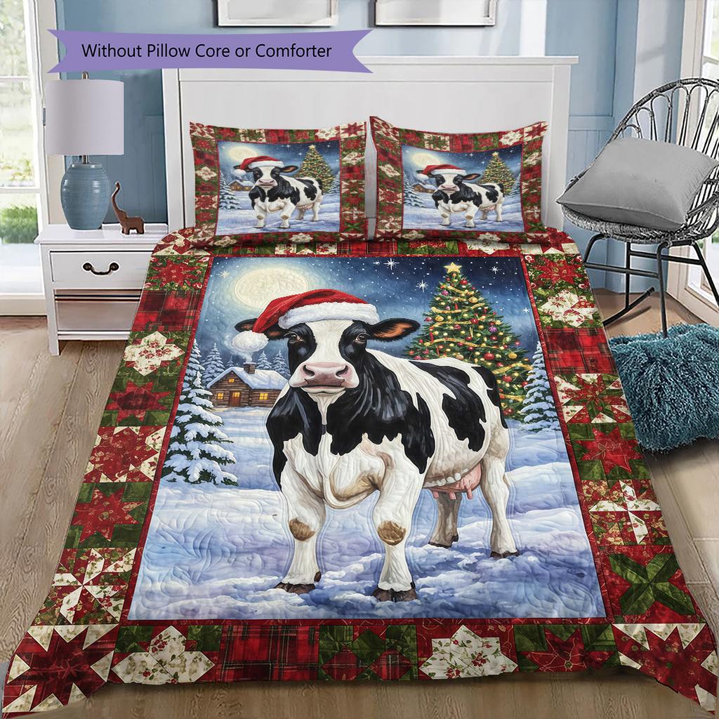 Set Copripiumino Trapuntato con Fantasia Cartone Animato Federa Decorazione per la Casa Regalo di Compleanno (1 * copripiumino + 2 * federa, senza nucleo)