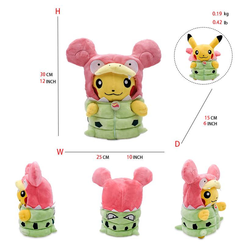Cos Eevee Pikachu Cosplay Plüschtiere Pikachu Peluche Lucario Stofftierpuppe Sammlerstück Geschenk, Cartoon 20-30CM