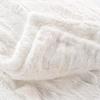 Plaid - Foxy - Crème - 125 x 150 cm - Doux - Immitation fourrure - Sherpa