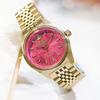 VIVIENNE WESTWOOD Quartz Watch Stainless Steel Strap Pink Dial Gift Box Classic Saturn Women Watches Fuchsia DWVV251RRGD
