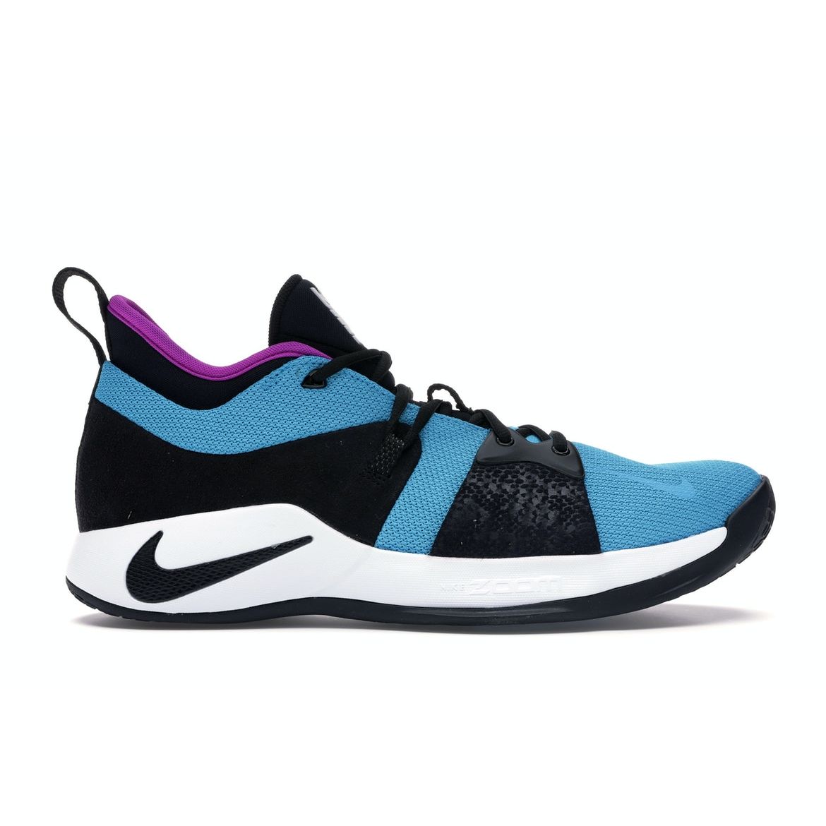 

Мужские кроссовки Nike PG 2 Blue Lagoon Hyper-фиолетово-бело-черные AJ2039-402