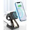 Magnetic Wireless Charging Station ABS Texture Suitable for Phone Watch Earphone Fast 15W Charging Built In Night Light