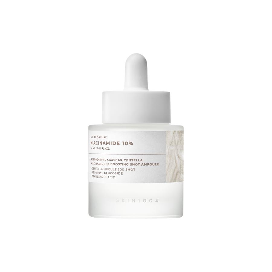 SKIN1004 Madagascar Centella Niacinamide 10 Boosting Shot Ampoule 30ml – Intensive Brightening & Dark Spot Correcting Serum for Radiant Skin