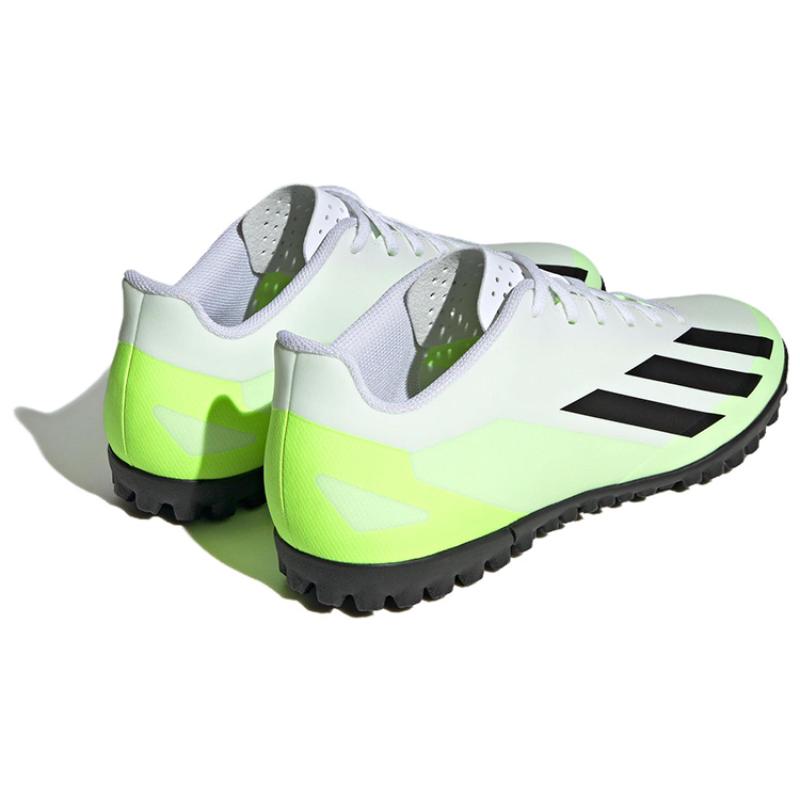 Adidas X Crazyfast.4 Turf Cloud White Core Black Lucid Lemon Sneaker IE1583