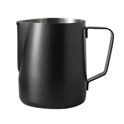 Milchkännchen 304 Edelstahl mit Skala Verdicktes Design 350ml Aufschäumbecher zum Milchaufschäumen
