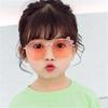 Süße Schleife Kinder Sonnenbrille Mädchen Polygon Metall Sonnenbrille Sommerbrille