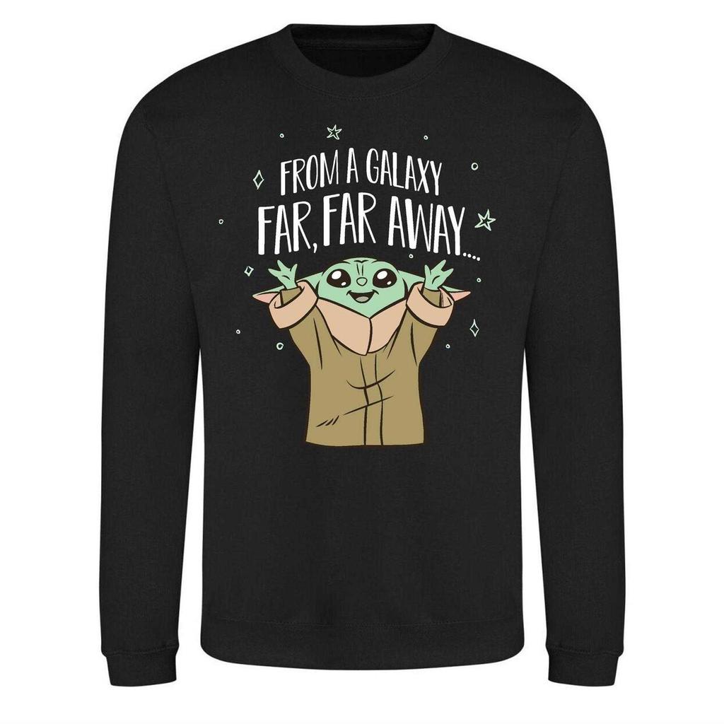 Felpa Unisex Adulti Star Wars The Mandalorian Da Una Galassia Lontana Lontana