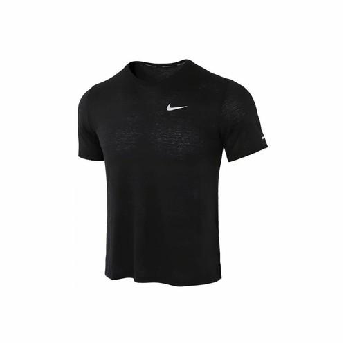 Nike Men's Running Training Short-Sleeve T-Shirt in Black