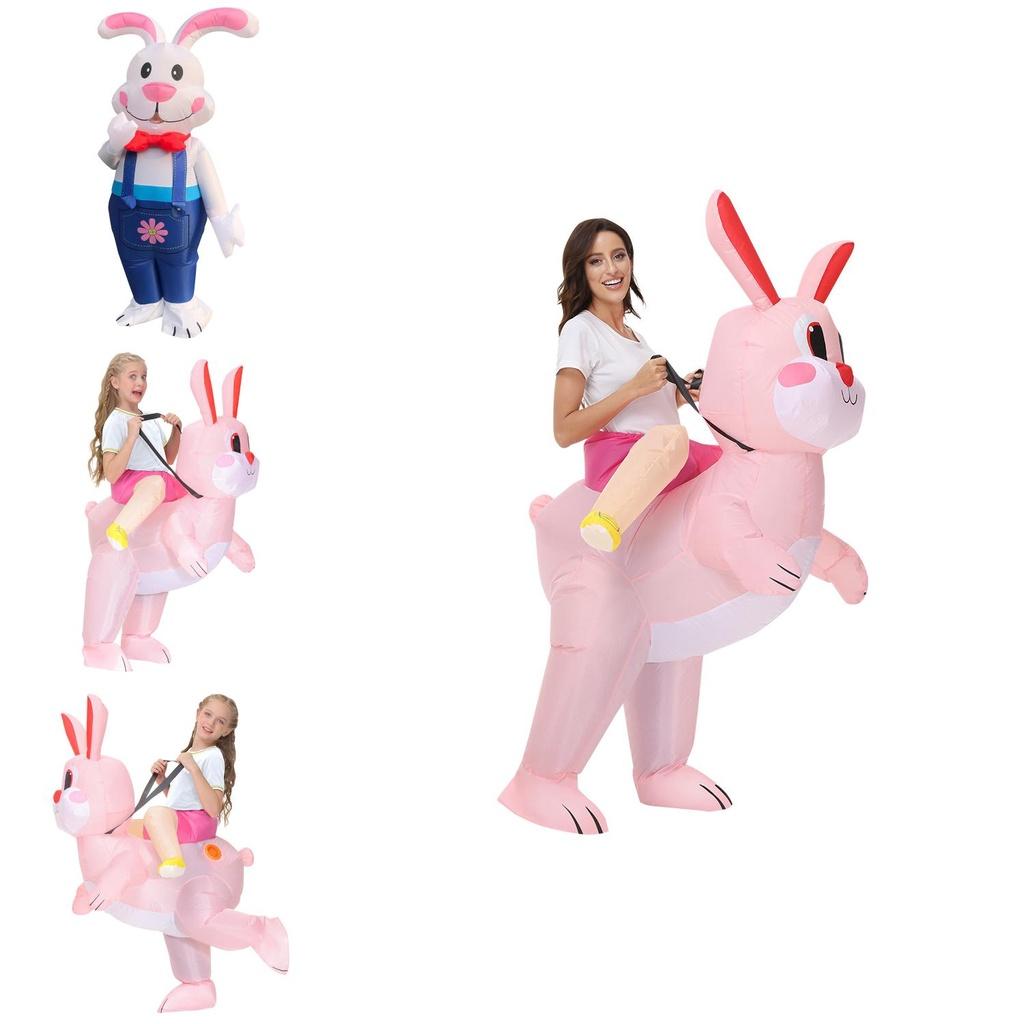 Osterhasen-Aufblasbares Kostüm Für Kreative Halloween-Bühnenperformance Und Lustiges Cosplay Erwachsenengröße