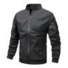 Jacke Herrenjacke Stehkragen Slim Fit Baseballjacke Sportlich Lässig Vielseitig Übergröße Oberteil
