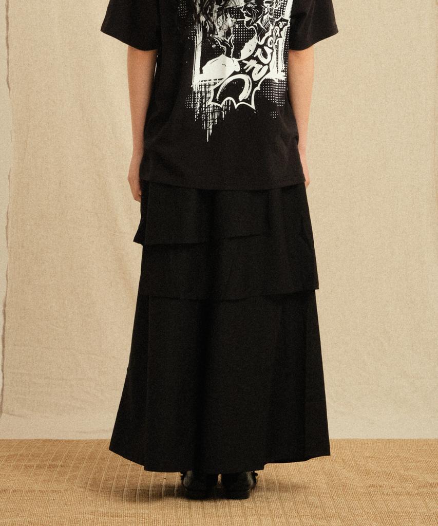 Lekyulli Basic Skirt Pants Black