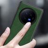 Für Vivo X Fold3 Pro 5G Luxuriöses Leder-Handyhülle für Vivo X Fold 3 Fold2 Holster Stoßfeste Schutz-Flip-Hart-PC-Rückseite